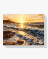 Schilderen-op-nummer-Gouden-golven-bij-zonsondergang-500&#215;606