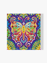 Schmetterling Bunt | Glow in the Dark - Malen nach Zahlen
