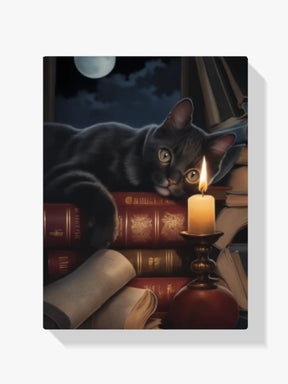 Schwarze Katze - Malen nach Zahlen
