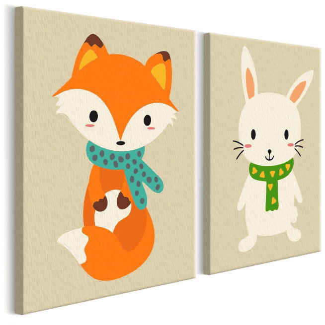 Fuchs und Häschen