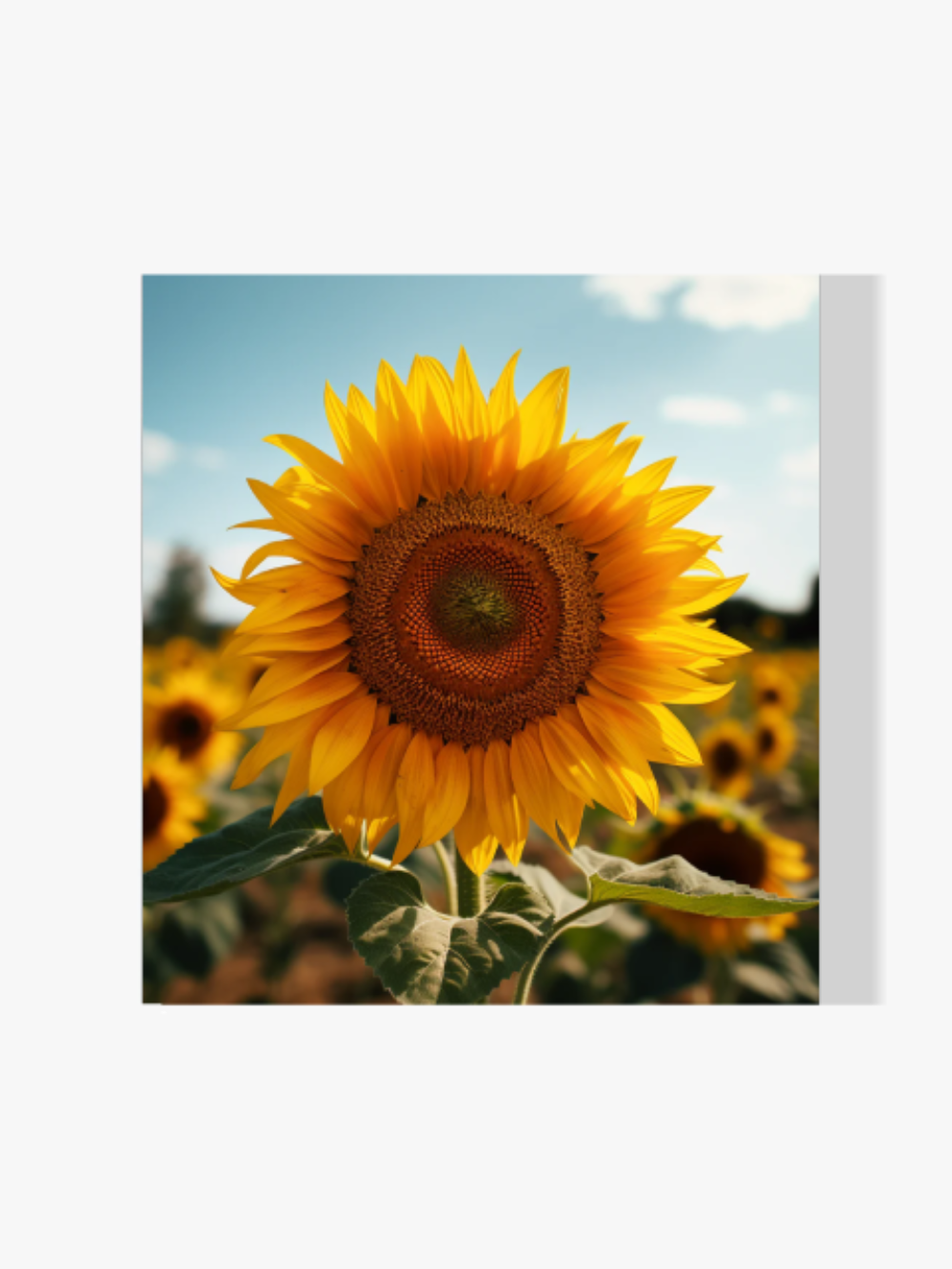Sonnenblume - Malen nach Zahlen