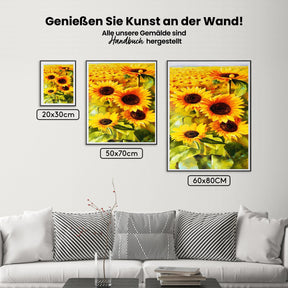 Sonnenblume XL - Malen nach Zahlen