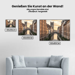 Speicherstadt Hamburg - Malen nach Zahlen