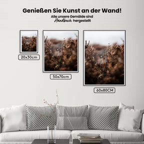 Spinnennetz im Morgentau - Malen nach Zahlen