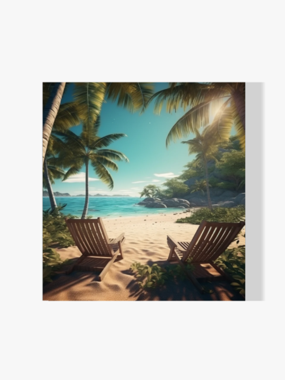 Strandliegen - Malen nach Zahlen