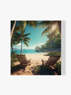 Strandliegen - Malen nach Zahlen