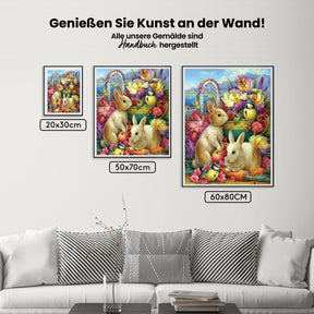 Tiere Ostern - Malen nach Zahlen