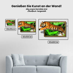 Tiger 5D - Malen nach Zahlen