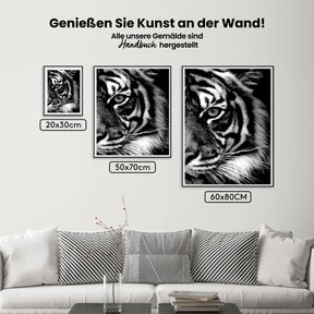 Tiger - Malen nach Zahlen