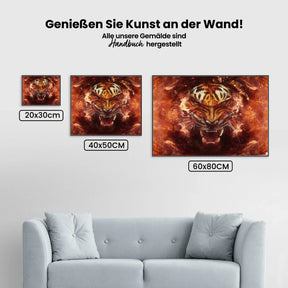 Tiger - Malen nach Zahlen