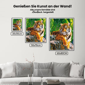 Tiger - Malen nach Zahlen