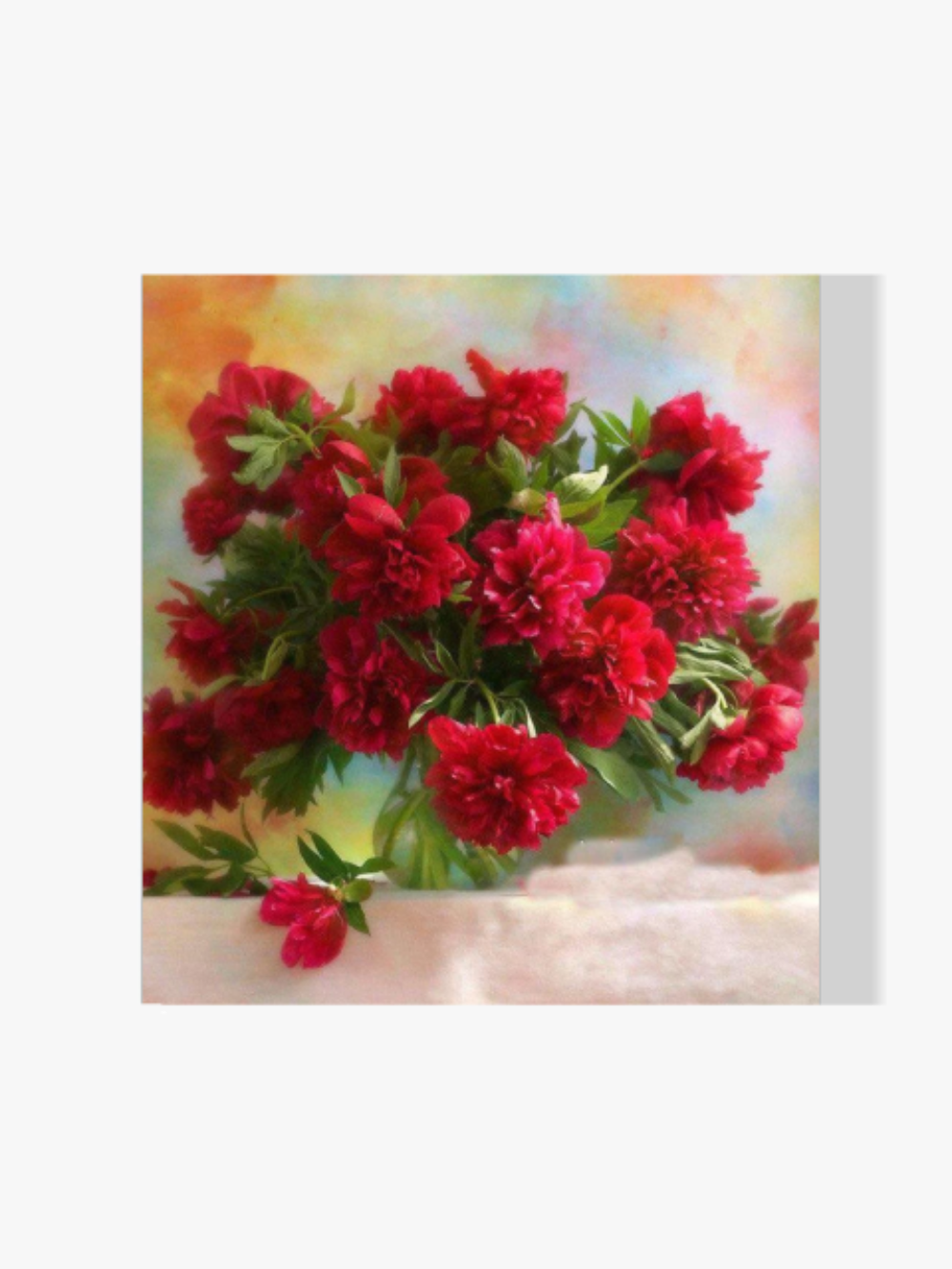 Topf mit Blumen - Malen nach Zahlen