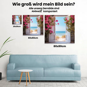 Tür zum Meer - Malen nach Zahlen