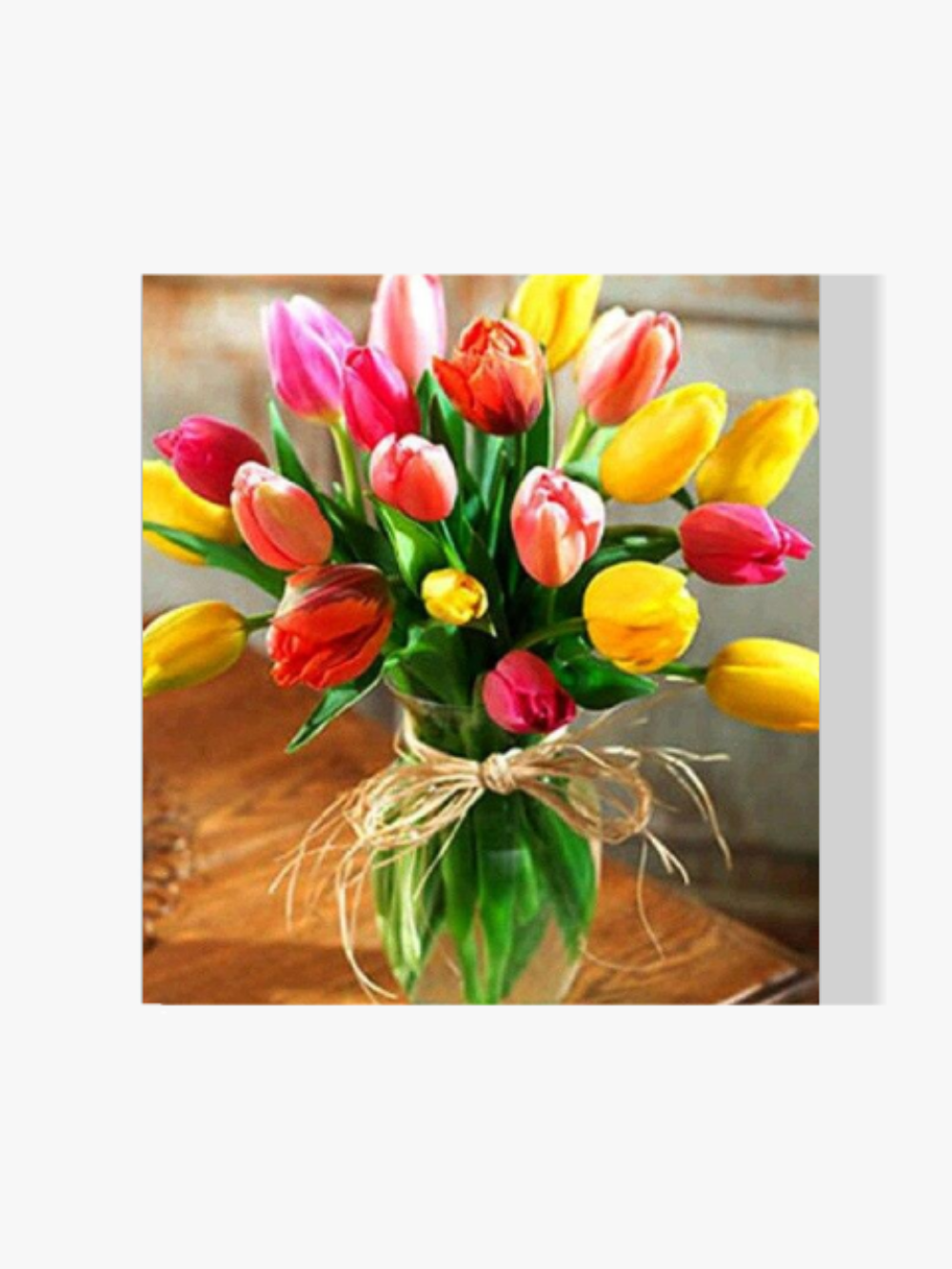 Tulpen In Vase - Malen nach Zahlen