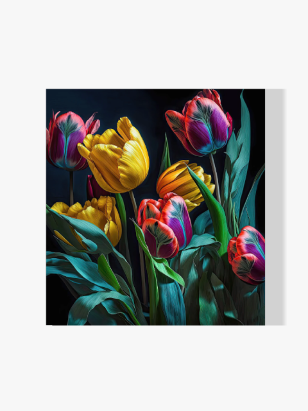 Tulpen Kunst - Malen nach Zahlen