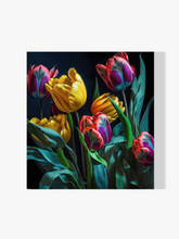 Tulpen Kunst - Malen nach Zahlen