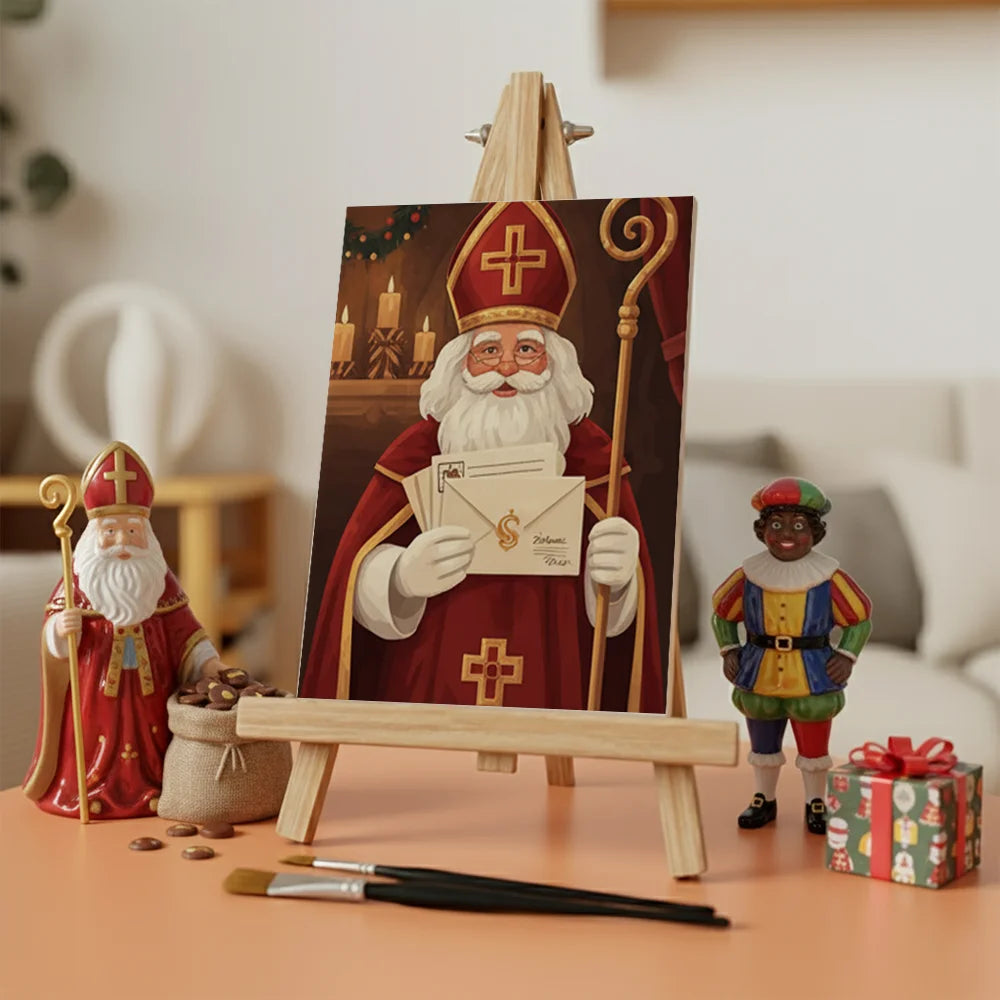 Måla efter siffror - 6 minimålningar | Set med abstrakta affirmationer