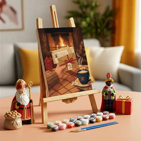 Måla efter siffror - 6 minimålningar | Set med abstrakta affirmationer