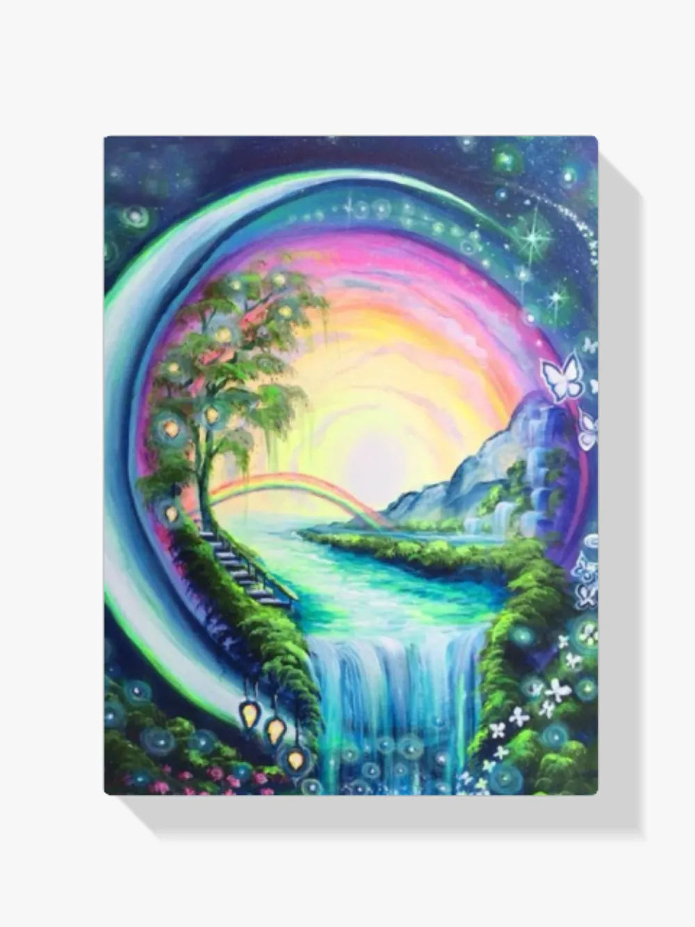 Wasserfall - Malen nach Zahlen