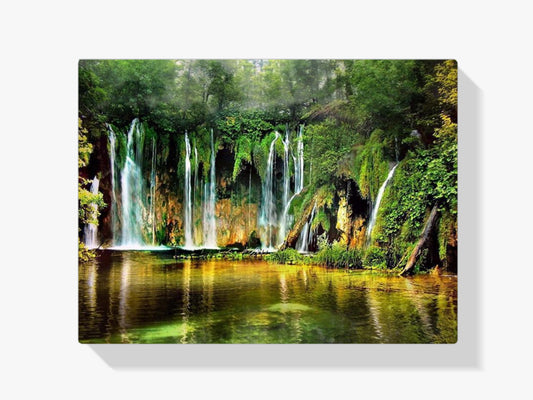 Wasserfall - Malen nach Zahlen