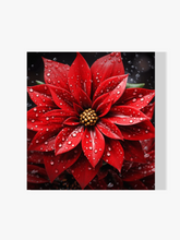 Weihnachtsblume - Malen nach Zahlen