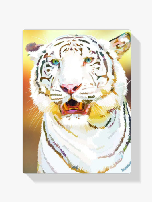 Weißer Tiger - Malen nach Zahlen