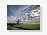 Windmühlen-Landschaft - Malen nach Zahlen