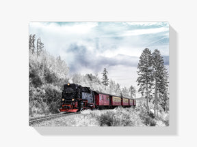 Winter-Express - Malen nach Zahlen