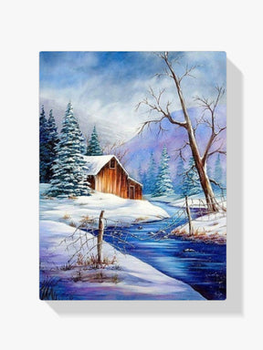 Winterlandschaft - Malen nach Zahlen
