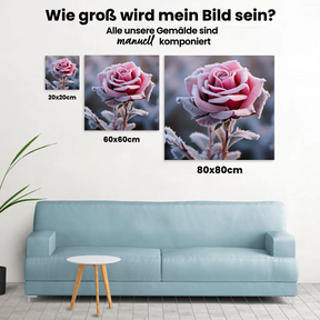 Winterrose - Malen nach Zahlen