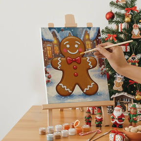 Måla efter siffror - 6 minimålningar | Set med abstrakta affirmationer