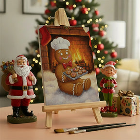 Måla efter siffror - 6 minimålningar | Set med abstrakta affirmationer