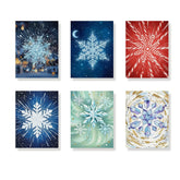 Måla efter siffror - 6 minimålningar | Set med abstrakta affirmationer