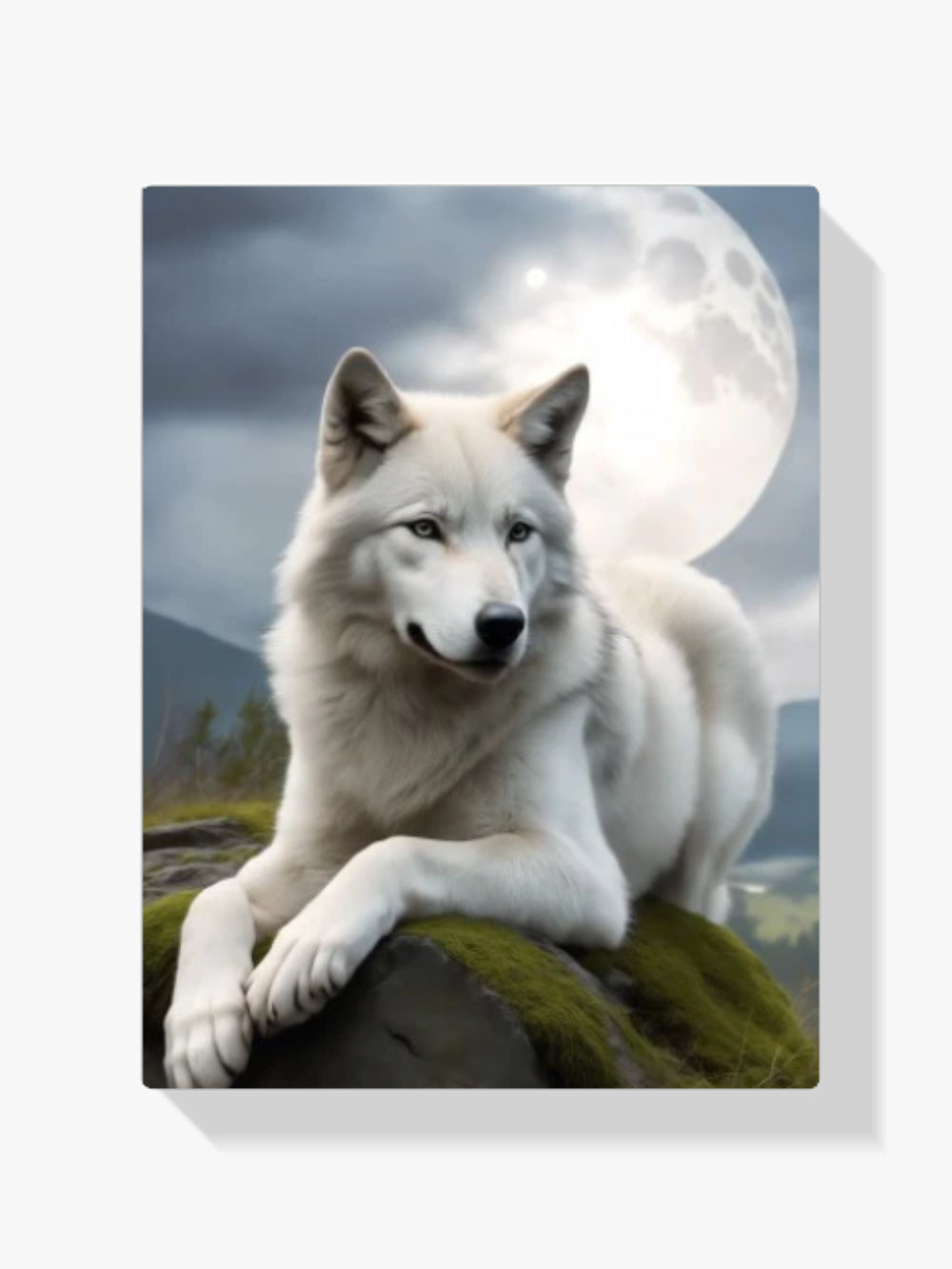 Wolf 1 - Malen nach Zahlen