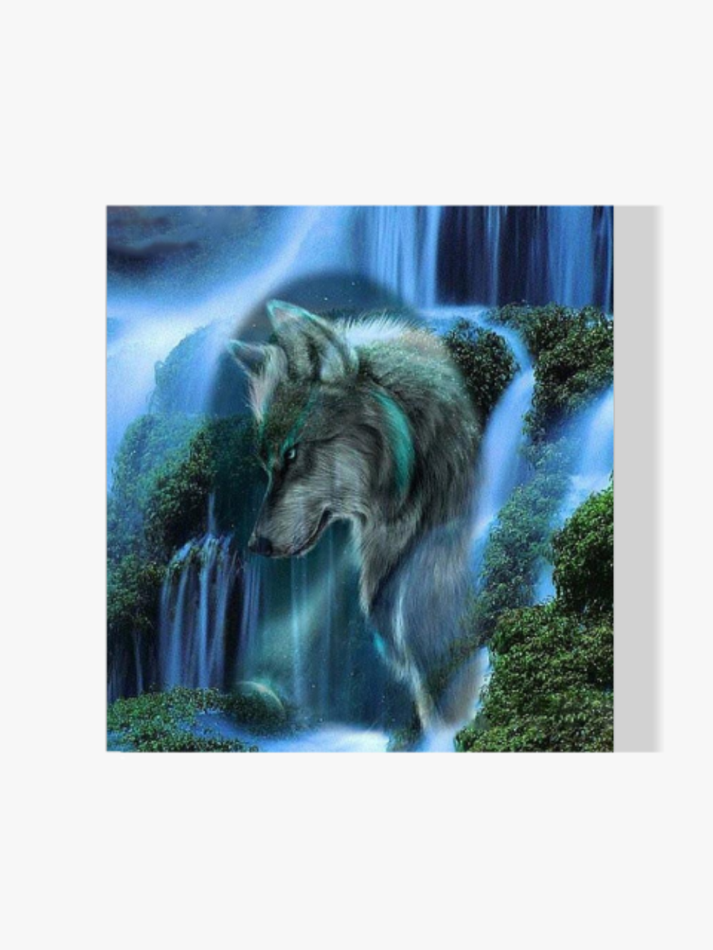 Wolf - Malen nach Zahlen