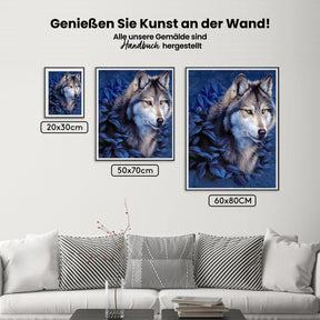 Wolf - Malen nach Zahlen