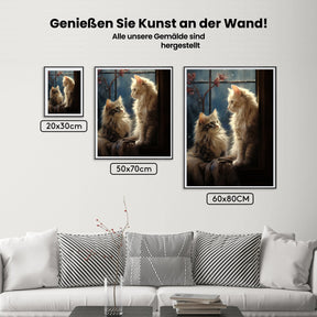 Zwei Katzen - Malen nach Zahlen