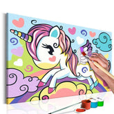 Farbenfrohes Einhorn